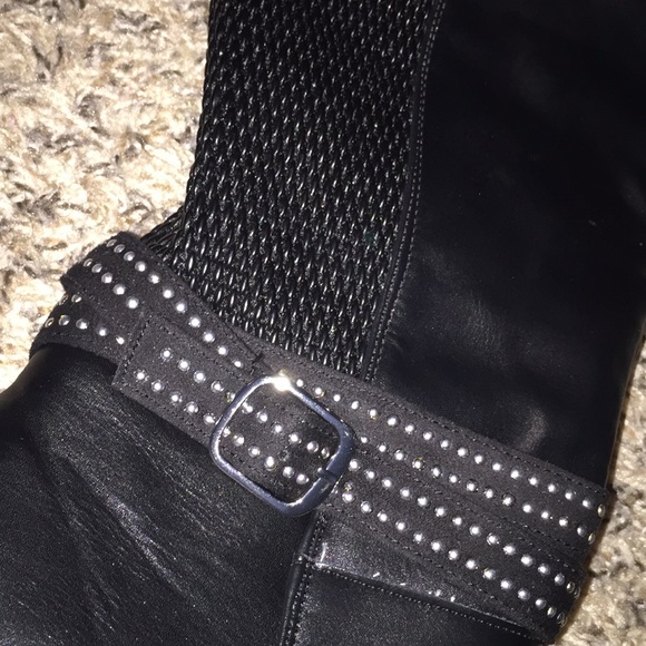 NWOT Wide Calf knee high black boots - Picture 2 of 5